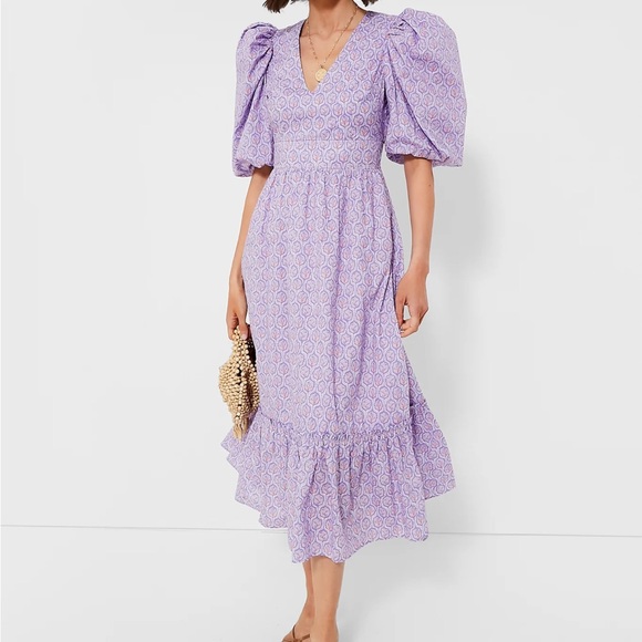 HYACINTH HOUSE
Lilac and Blush Icon Floral Lindley Dress - Picture 2 of 12